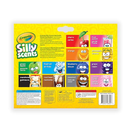 2 PK SILLY SCENTS WASHABLE CRAYOLA 588269-2 